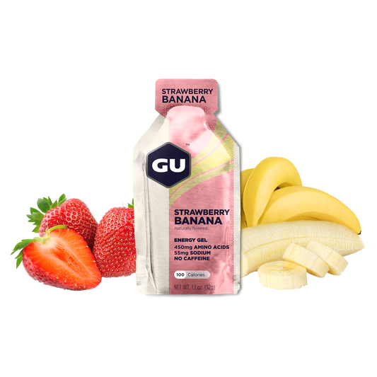GU Energy Gel Strawberry Banana 32g - Refuel.ae
