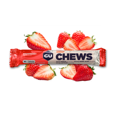GU Energy Chews Box - Strawberry 12x 54g - Refuel.ae