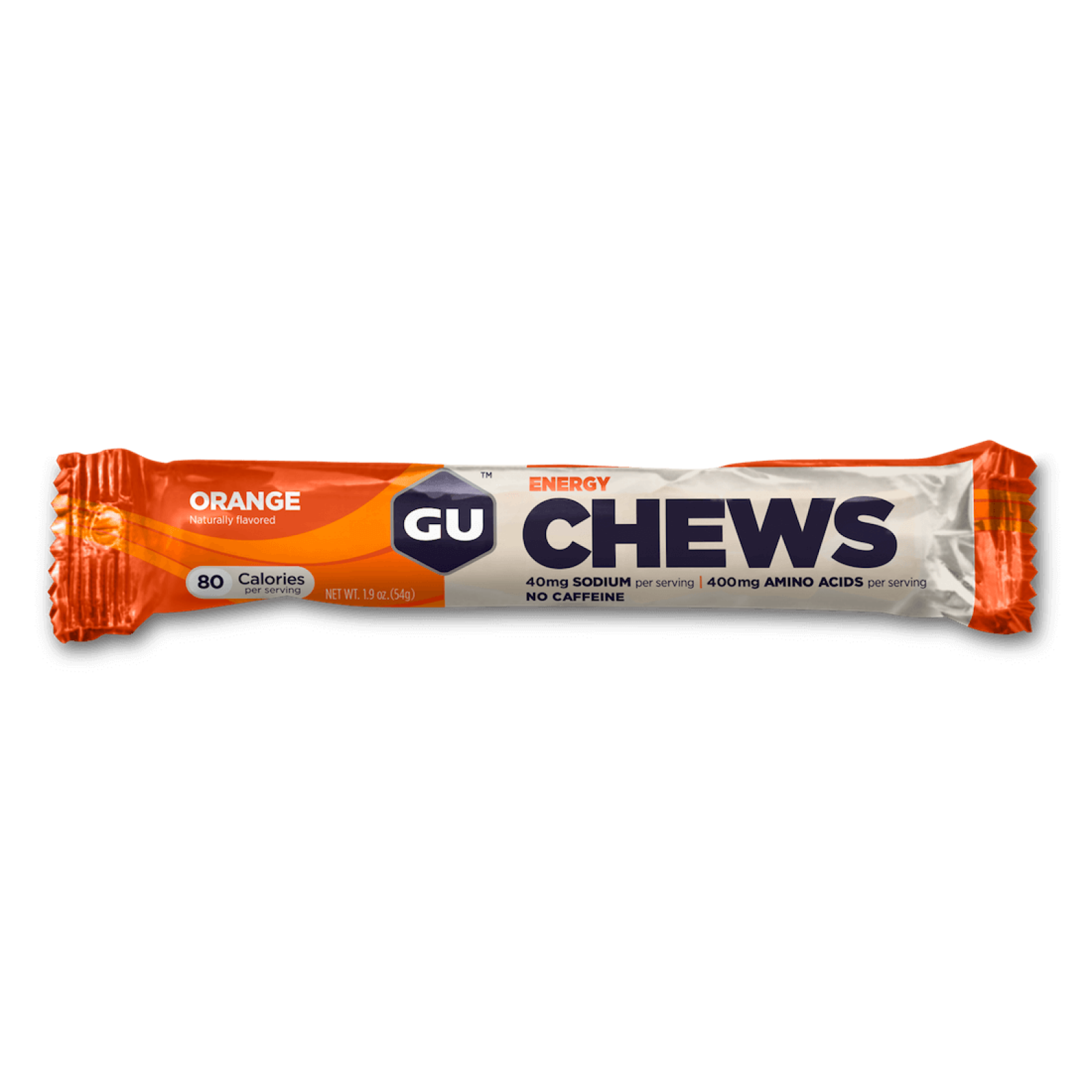 GU Energy Chews Box - Orange 12x 54g - Refuel.ae
