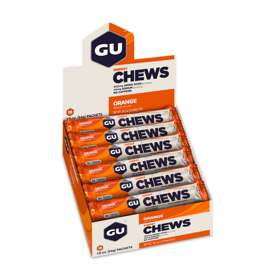 GU Energy Chews Box - Orange 12x 54g - Refuel.ae