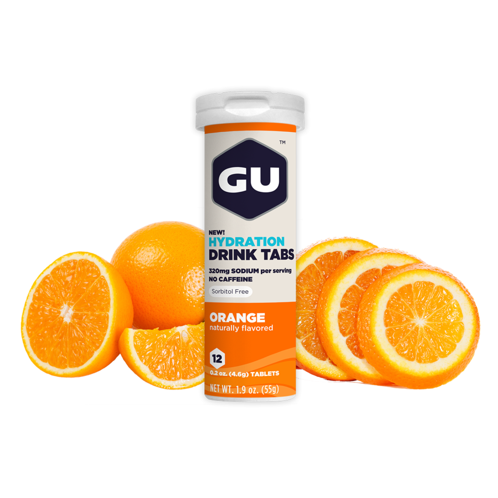 GU Hydration Drink Tabs Box - Orange 8 x 55gr - Refuel.ae