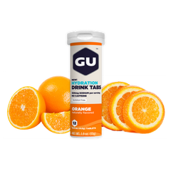 GU Hydration Drink Tabs Box - Orange 8 x 55gr - Refuel.ae