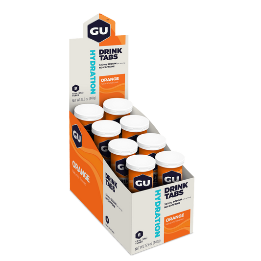 GU Hydration Drink Tabs Box - Orange 8 x 55gr - Refuel.ae