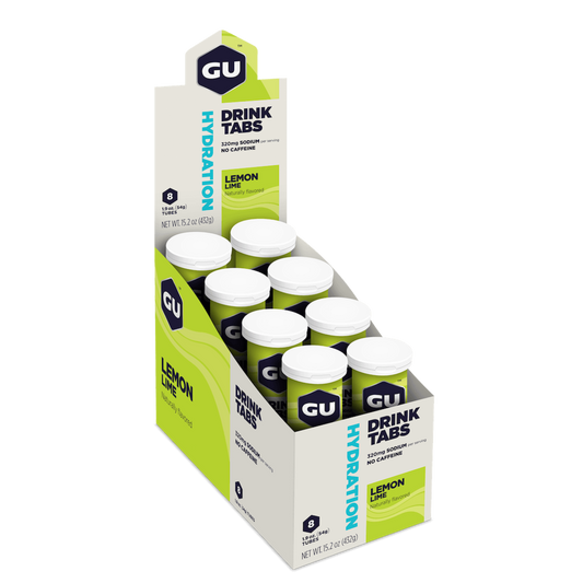 GU Hydration Drink Tabs Box - Lemon Lime 8 x 55g - Refuel.ae