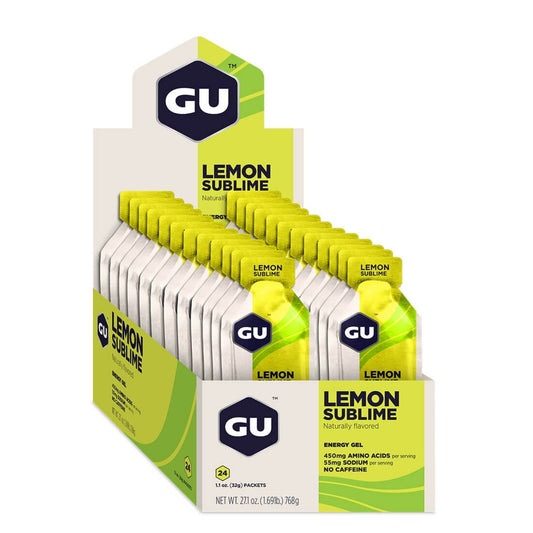 GU Energy Gel Box - Lemon Sublime 24 x 32g - Refuel.ae