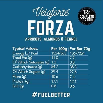 Veloforte Forza Protein Bar 9 X 70 gr - Refuel.ae