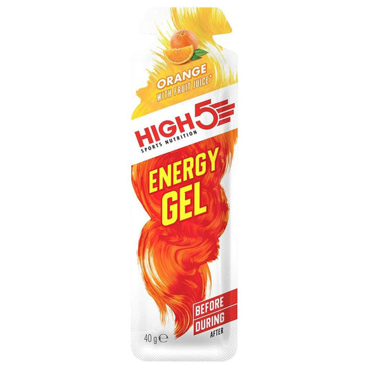 High5 Energy Gel - Orange - 40g - Refuel.ae