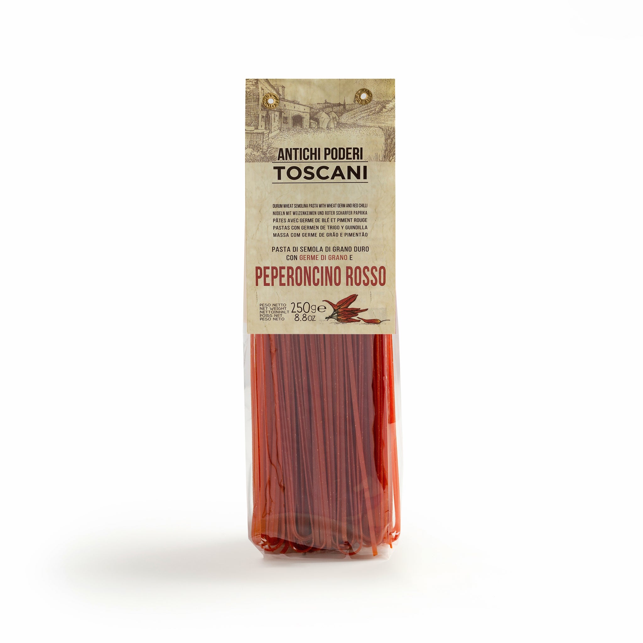 Antichi Poderi Toscani - Pasta - Red Chilli - Linguine- 250 gr - Refuel.ae