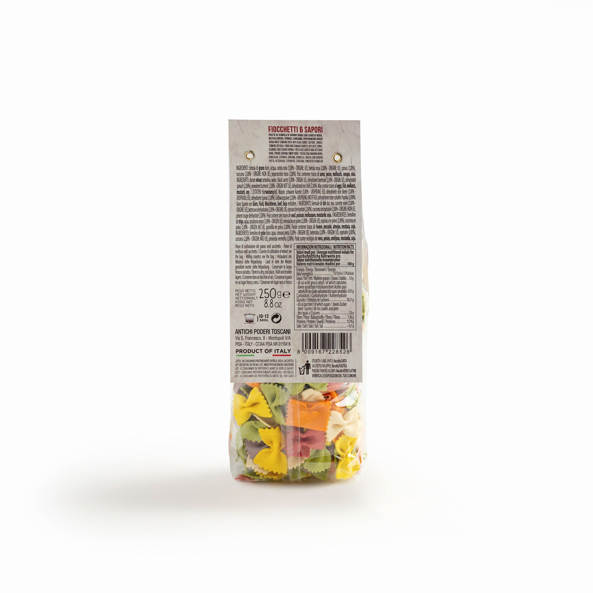 Antichi Poderi Toscani - Pasta - Sapori Fiocchetti - 250 gr - Refuel.ae