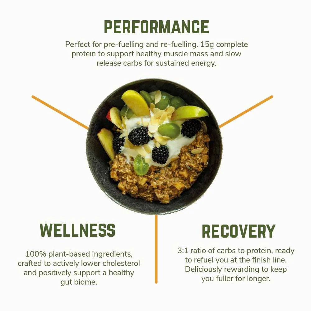 Veloforte Apple & Cinnamon Complete Overnight Oats 602g - Refuel.ae