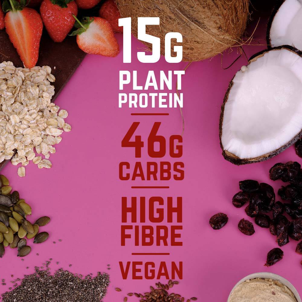 Veloforte Strawberry & Coconut Complete Overnight Oats 602g - Refuel.ae