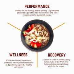 Veloforte Strawberry & Coconut Complete Overnight Oats 602g - Refuel.ae