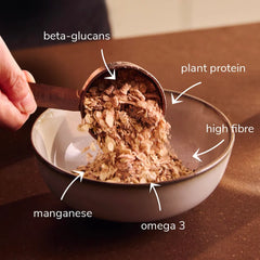 Veloforte Strawberry & Coconut Complete Overnight Oats 602g - Refuel.ae