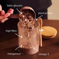 Veloforte Smooth Cocoa Complete Overnight Oats 630g - Refuel.ae