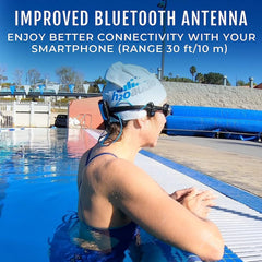 H2O STREAM 3 Waterproof MP3 player with Bluetooth - Black