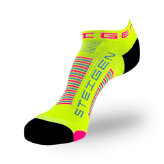 Steigen Running Socks Zero Length Sherbet Yellow