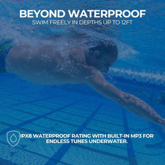 H2O TRI 2 Multi-Sport Headphones with BT & MP3 - Black