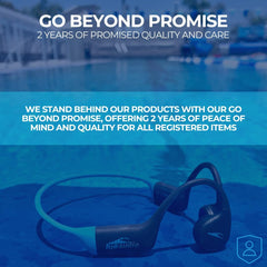 H2O TRI 2 Multi-Sport Headphones with BT & MP3 - Blue