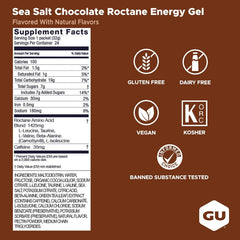 GU Roctane Energy Gel - Sea Salt Chocolate - 32g - Refuel.ae