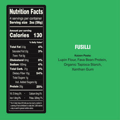 Kaizen Low carb - High Protein Pasta - Fusilli - 226g