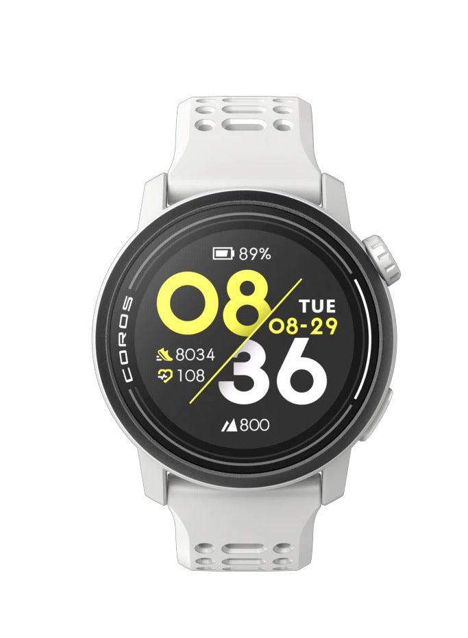 COROS PACE 3 GPS Sport Watch White w/ Silicone Band - Refuel.ae
