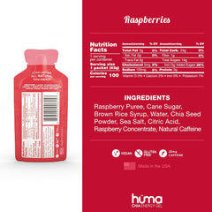 Huma Chia Energy Gel - Raspberries - 43g - Refuel.ae