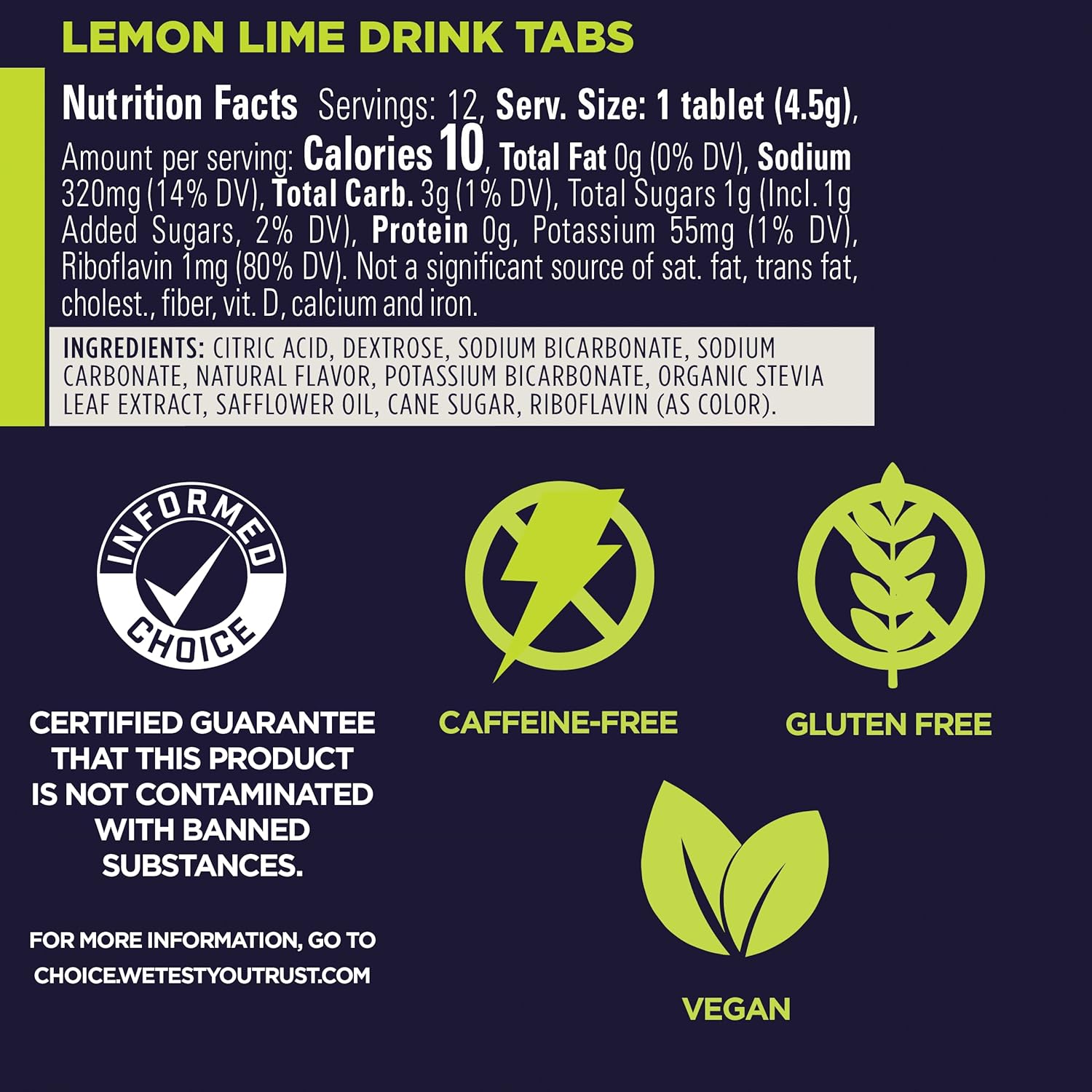 GU Hydration Drink Tabs - Lemon Lime - 54g - Refuel.ae
