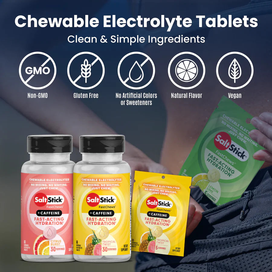 Salt Stick Fast Chews - Citrus burst (Caffeine) X 60 - Refuel.ae