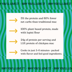 Kaizen Low carb - High Protein Mac & Cheese - White Cheddar - 178g