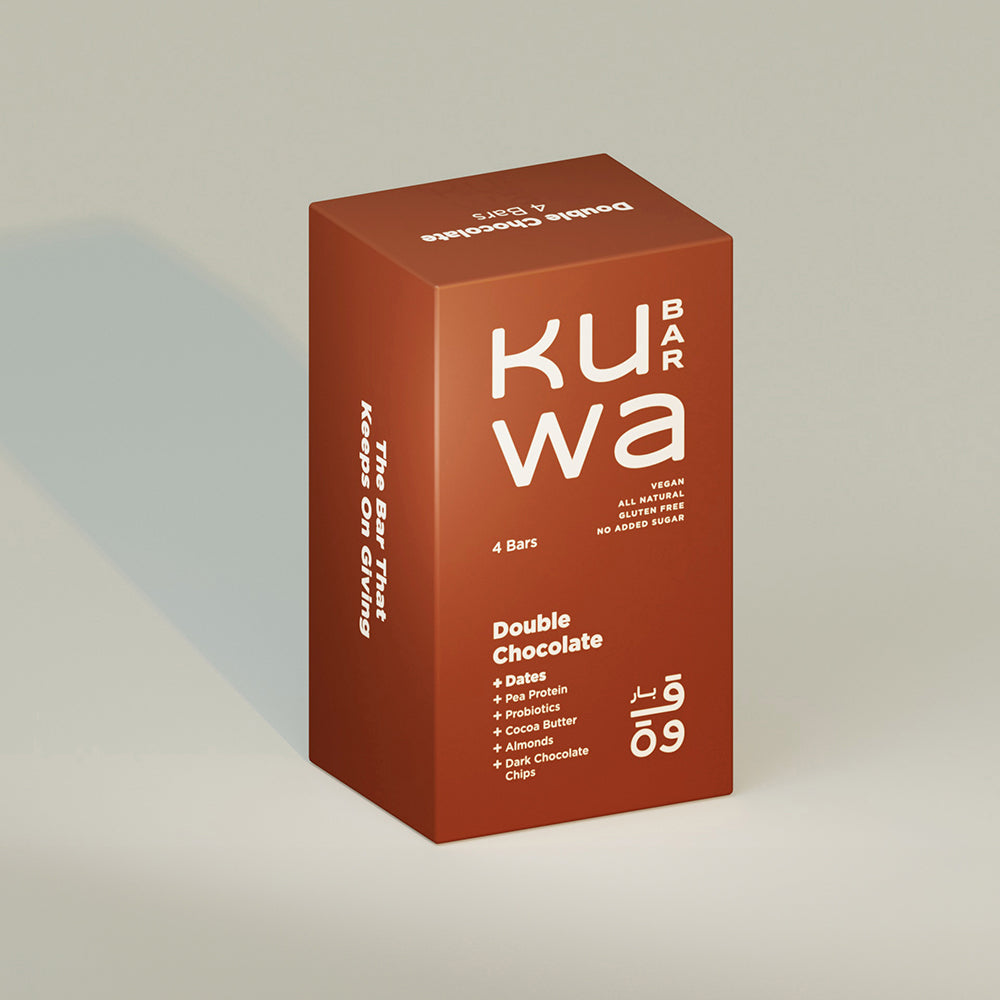 Kuwa Bar Double Chocolate Protein Bar 4 x 46g - Refuel.ae