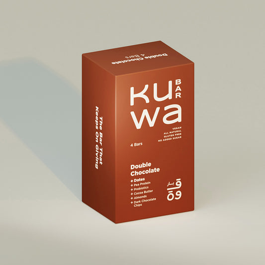 Kuwa Bar Double Chocolate Protein Bar 4 x 46g - Refuel.ae