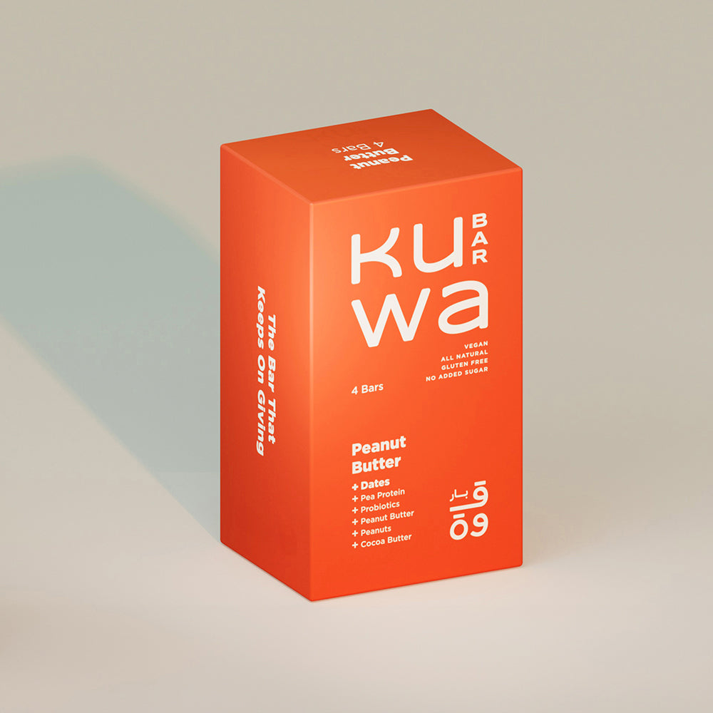 Kuwa Bar Peanut Butter Protein Bar 4 x 46g - Refuel.ae