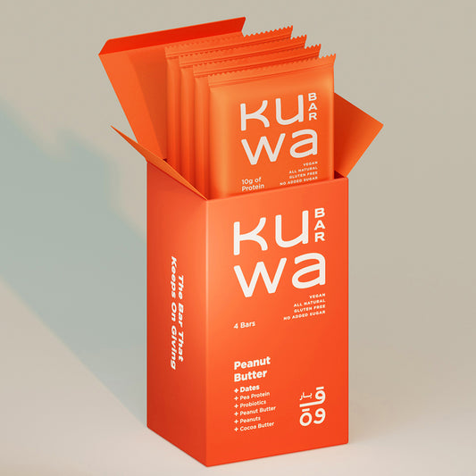 Kuwa Bar Peanut Butter Protein Bar 4 x 46g - Refuel.ae
