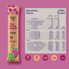 The Young Athlete Raspberry Lemonade – 15 x 3.8g - Refuel.ae