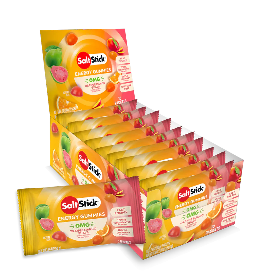 SaltStick Energy Gummies - OMG! (Orange, Mango, Guava) - 50g - Refuel.ae