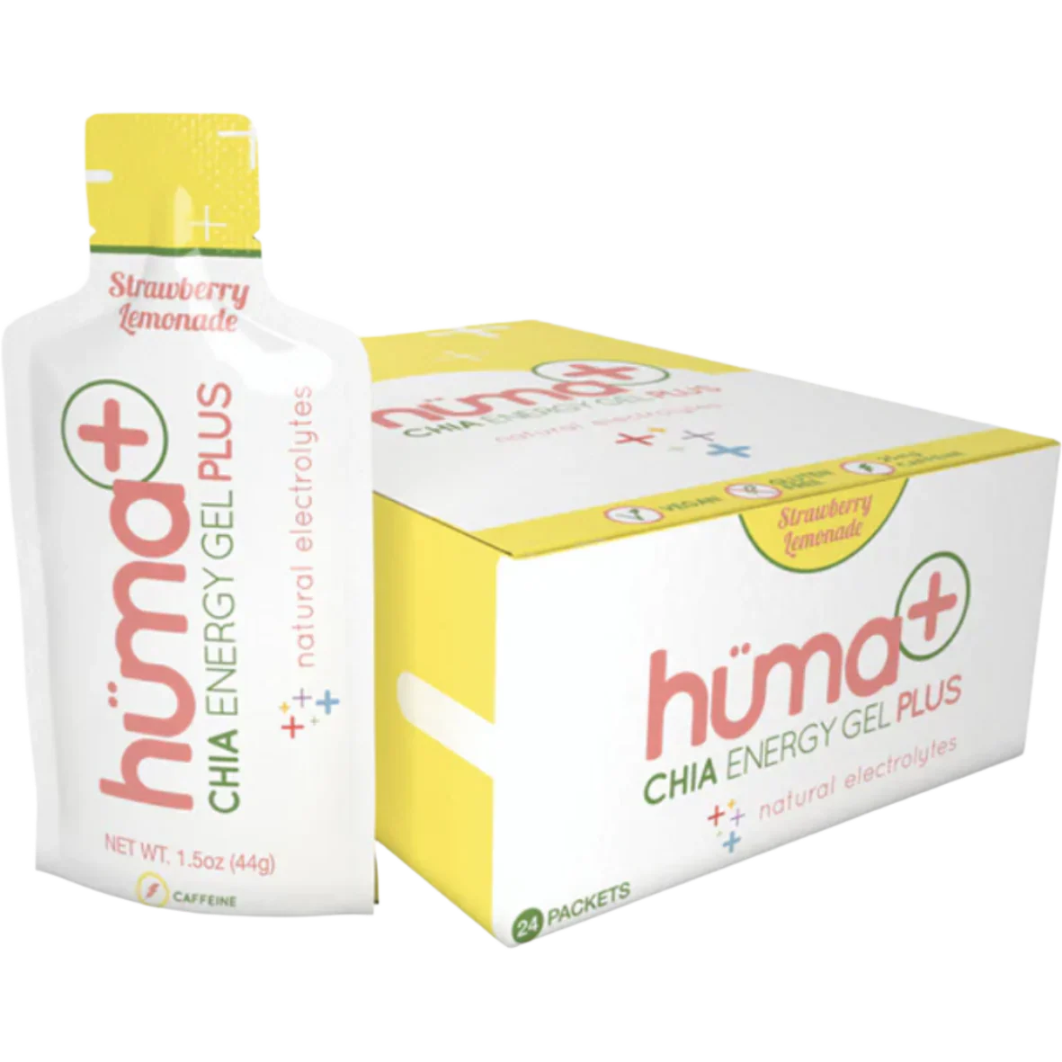 Huma Chia Energy Gel Plus - Strawberry Lemonade - 44g - Refuel.ae