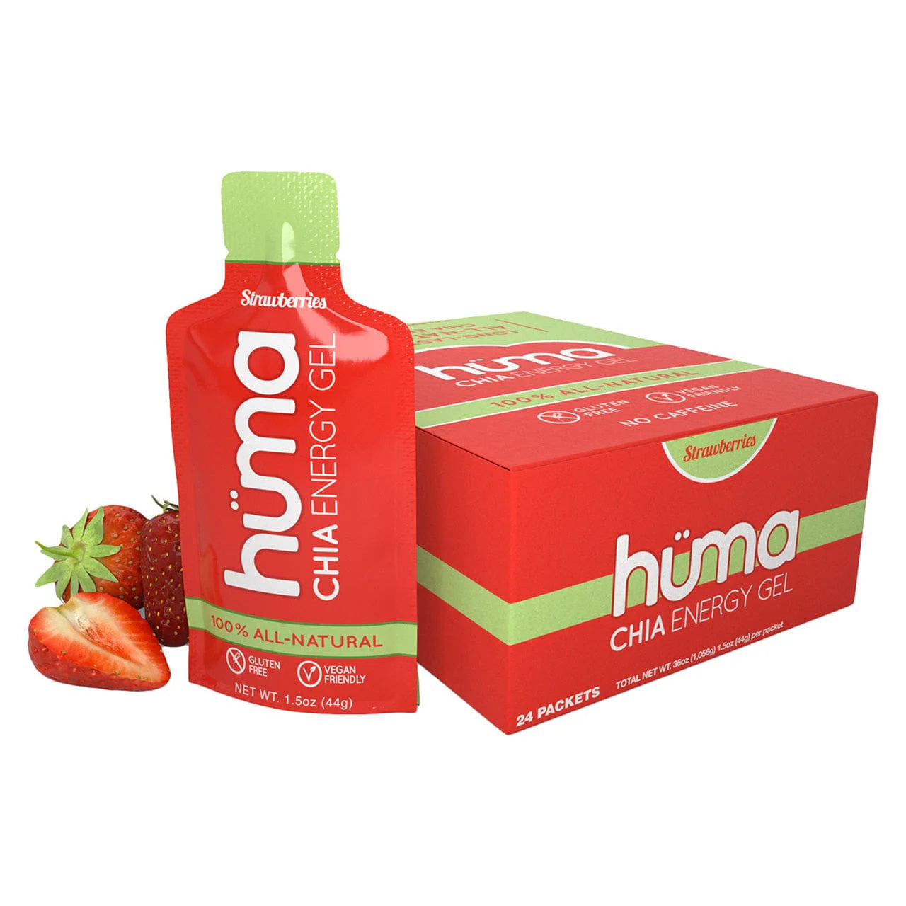 Huma Chia Energy Gel - Strawberries - 43g - Refuel.ae