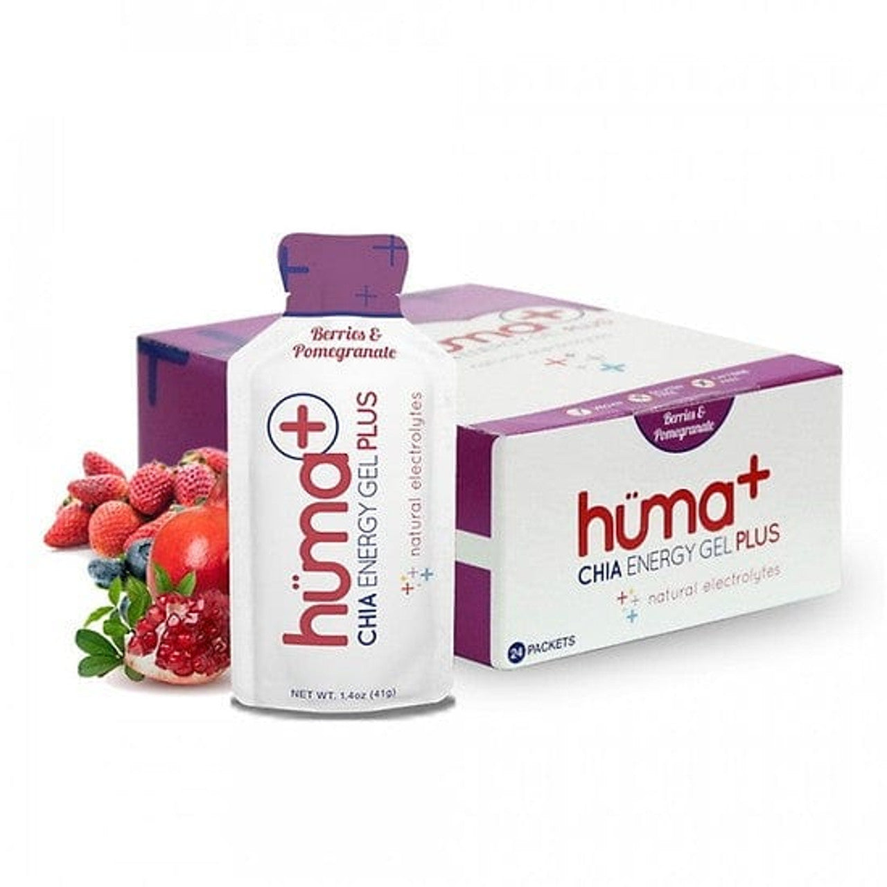 Huma Chia Energy Gel Plus - Berries & Pomegranate - 41g - Refuel.ae