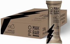 MAK BAR Pro (Vanilla Choc Chip Flavor) Protein Bar 12 X 55g - Refuel.ae