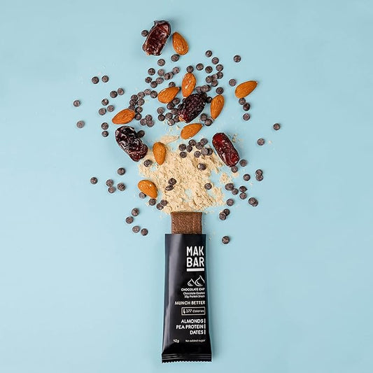 MAK BAR Chocolate chip Protein Bar 42gr - Refuel.ae