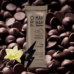 MAK BAR Pro (Vanilla Choc Chip Flavor) Protein Bar 12 X 55g - Refuel.ae