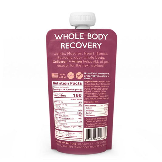 Huma Recovery Whey Protein Collagen Smoothie 142gr - Refuel.ae