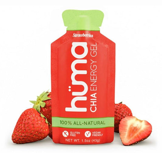 Huma Chia Energy Gel Strawberries Pack of 9 - Refuel.ae