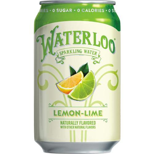 Waterloo Lemon-Lime Sparkling Water, Organic 355ML - Refuel.ae