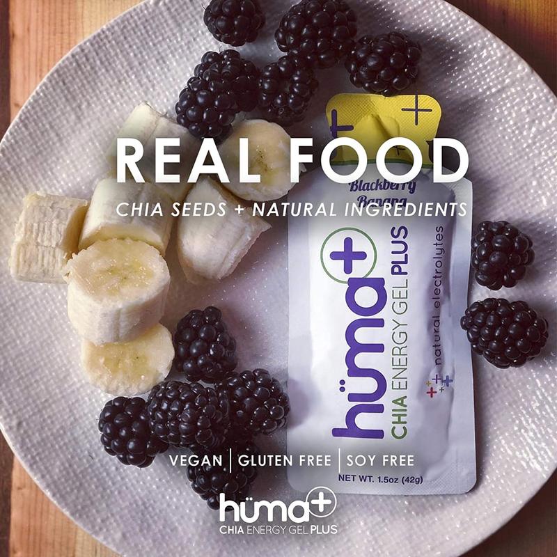 Huma Chia Energy Gel Plus Blackberry Banana 42g - Refuel.ae