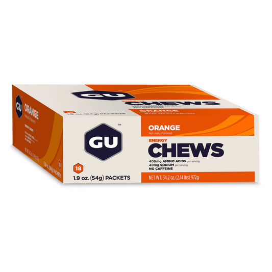 GU Energy Chews Box - Orange 12x 54g