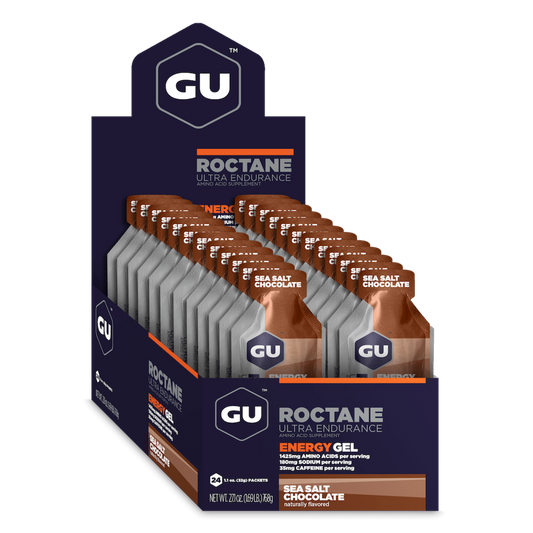 GU Roctane Energy Gel Box - Sea Salt Chocolate 24 x 32g