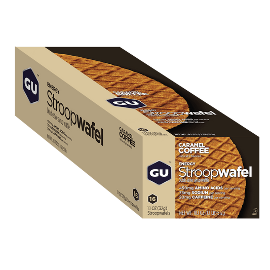 GU Energy Stroopwafel Box - Caramel Coffee 16 x 32g
