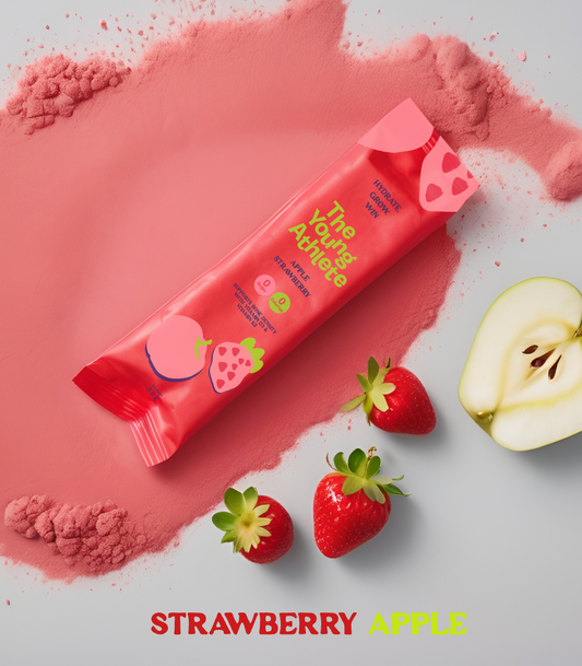 The Young Athlete - Electrolyte Hydration Supplement - Apple Strawberry - 3.8g (15 Sticks)