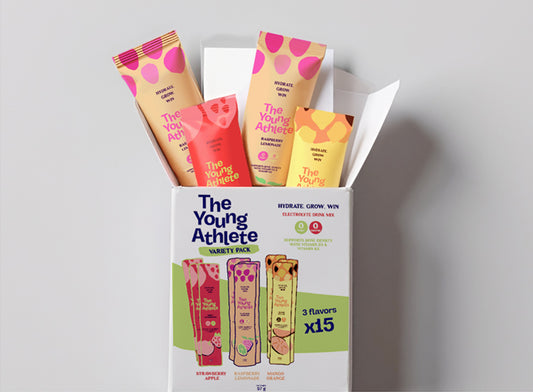 The Young Athlete - Electrolyte Hydration Supplement - Variety Pack - 3.8g (15 Sticks)